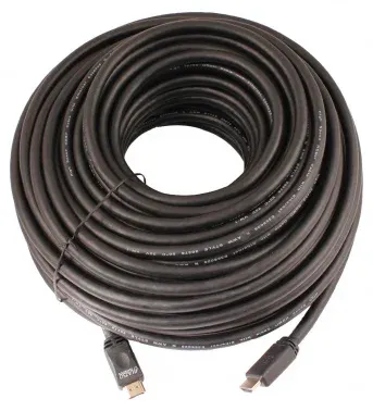 Кабель аудио-видео WH-111 HDMI m/HDMI m 35м. позолоч.конт. черный 10879 - фото 5