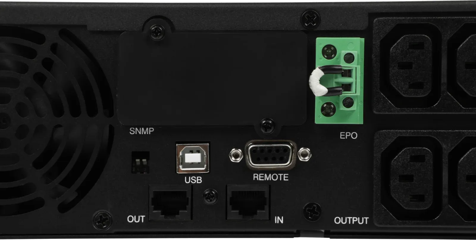 Источник бесперебойного питания Powercom Smart King RT SRT-1500A LCD 1350Вт 1500ВА черный - фото 6