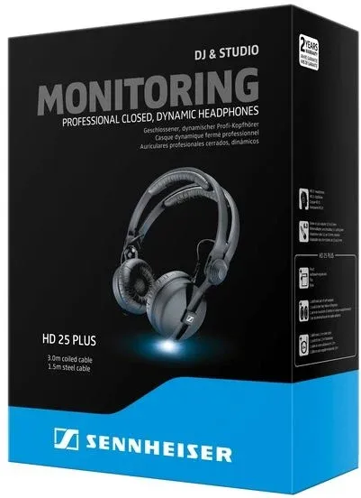 Наушники и гарнитуры SENNHEISER HD 25 Plus черный - фото 4