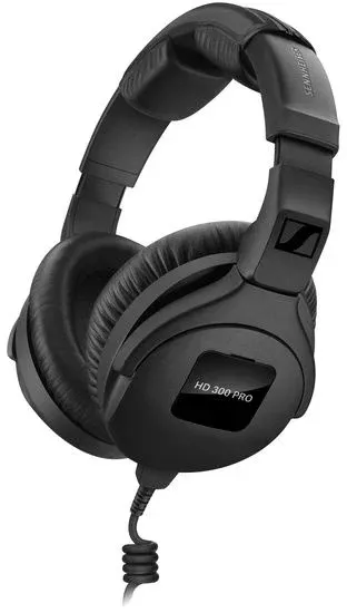 Гарнитура накладные Sennheiser HD 300 PRO 1.5м черный проводные оголовье 508288 - фото 4