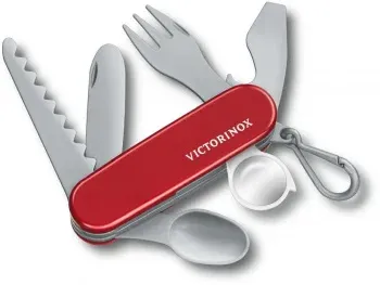 Брелок Victorinox Pocket Knife Toy 9.6092.1 красный/серый пластик д.113мм ш.29мм доп.ф.:нож карт.кор. - фото 4