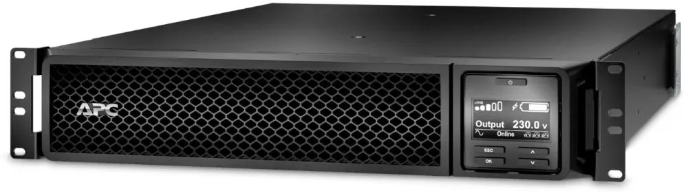 Источник бесперебойного питания APC Smart-UPS SRT SRT1000RMXLI 1000Вт 1000ВА черный - фото 2