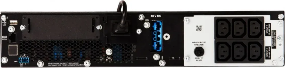 Источник бесперебойного питания APC Smart-UPS SRT SRT1000RMXLI-NC 1000Вт 1000ВА черный - фото 3