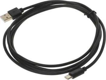 Кабель USB m-USB Type-C m 1.8м черный - фото 6