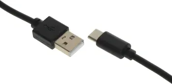Кабель USB m-USB Type-C m 1.8м черный - фото 7