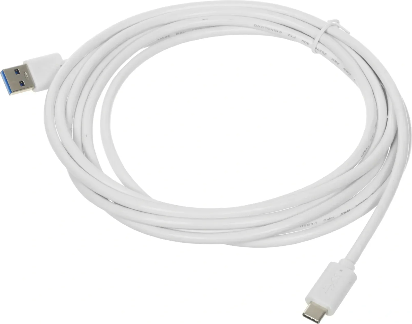Кабель Buro BHP USB-TPC-3W USB m-USB Type-C m 3м белый - фото 4