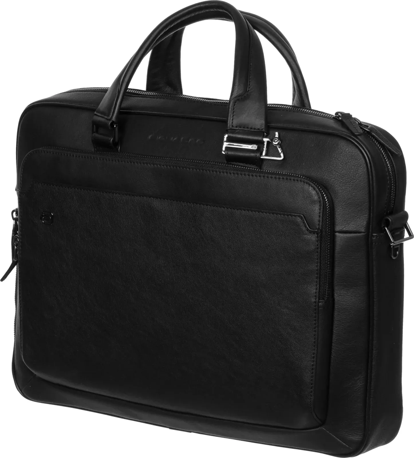 Сумка мужская Piquadro Black Square CA4027B3/N с отделением для ноутбука 15 черная натур.кожа - фото 3