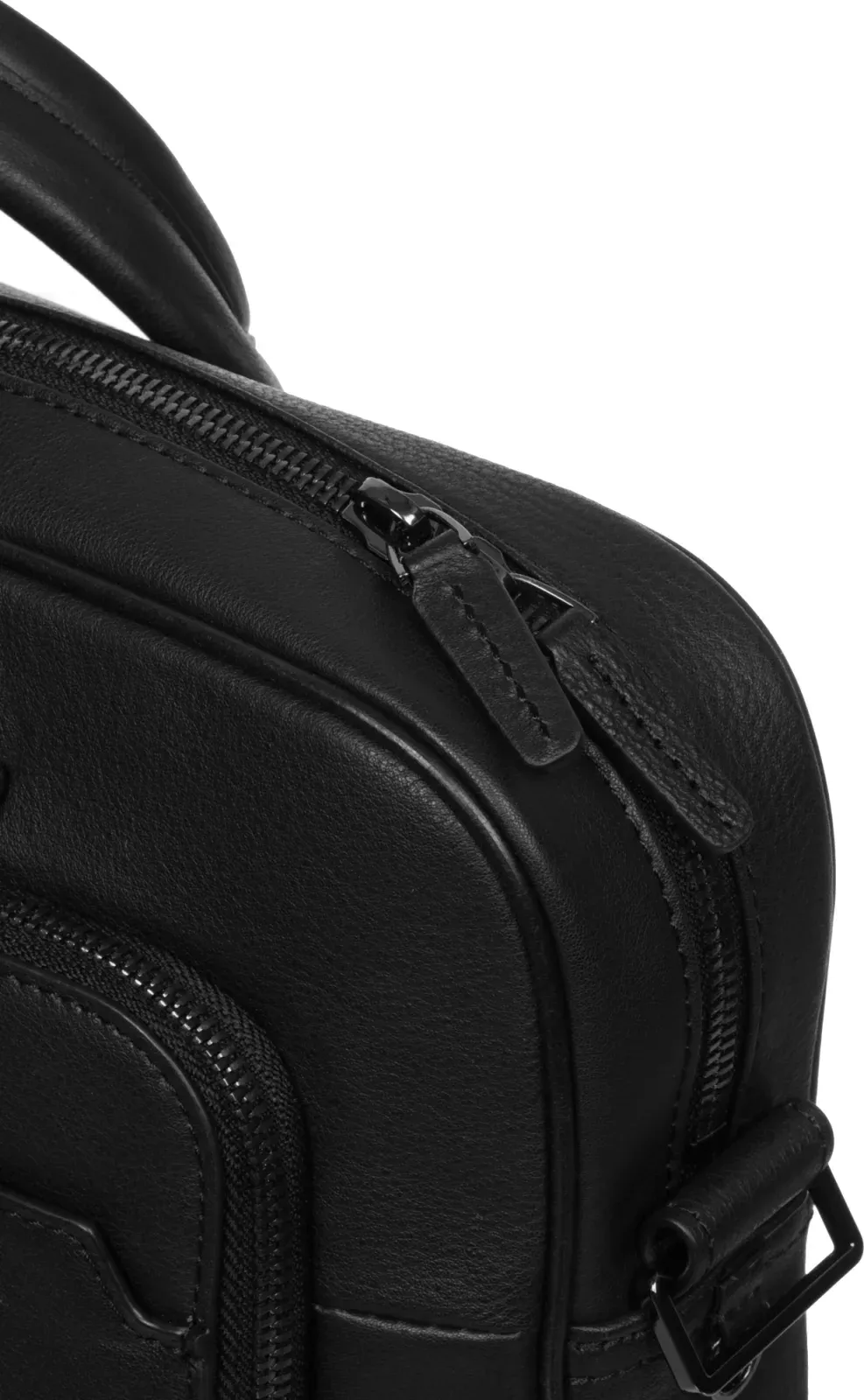 Сумка мужская Piquadro Black Square CA4027B3/N с отделением для ноутбука 15 черная натур.кожа - фото 4