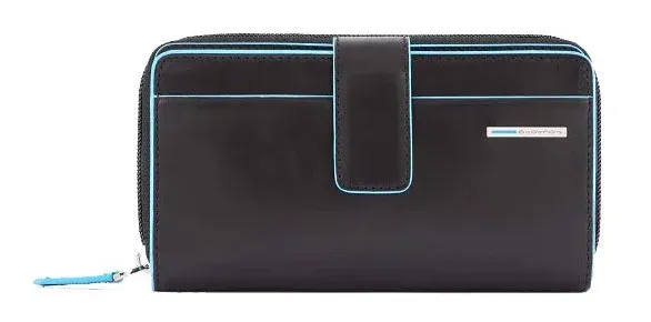 Кошелек женский Piquadro Blue Square PD1354B2R/N черный натур.кожа - фото 4