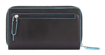 Кошелек женский Piquadro Blue Square PD1354B2R/N черный натур.кожа - фото 7