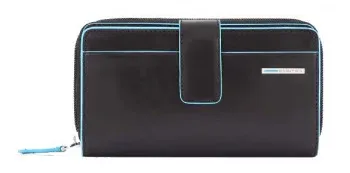 Кошелек женский Piquadro Blue Square PD1354B2R/N черный натур.кожа - фото 8