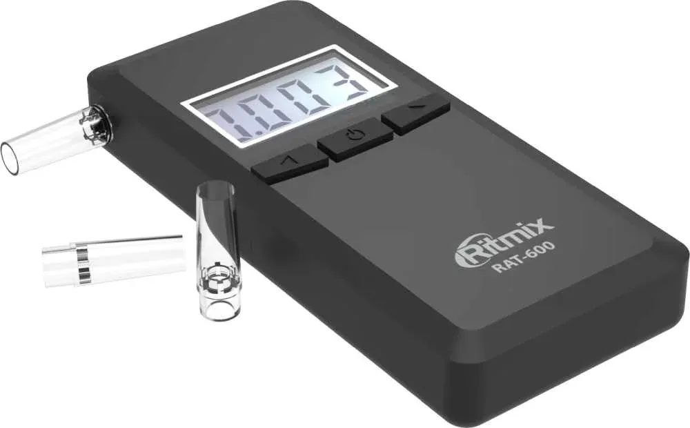 Алкотестер Ritmix RAT-600 электрохимический черный - фото 2
