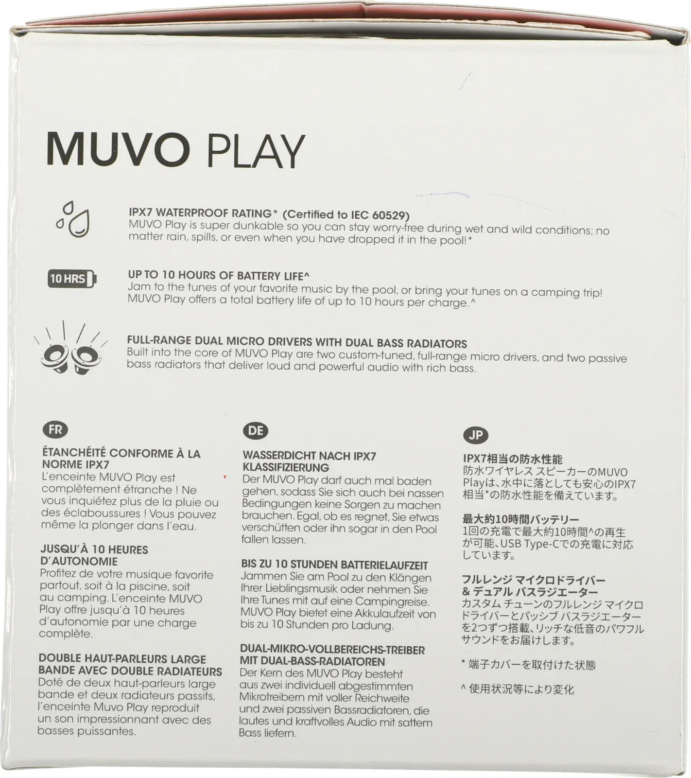 Колонка порт. Creative Muvo Play черный 10W 1.0 BT/USB 2000mAh 51MF8365AA000 - фото 8