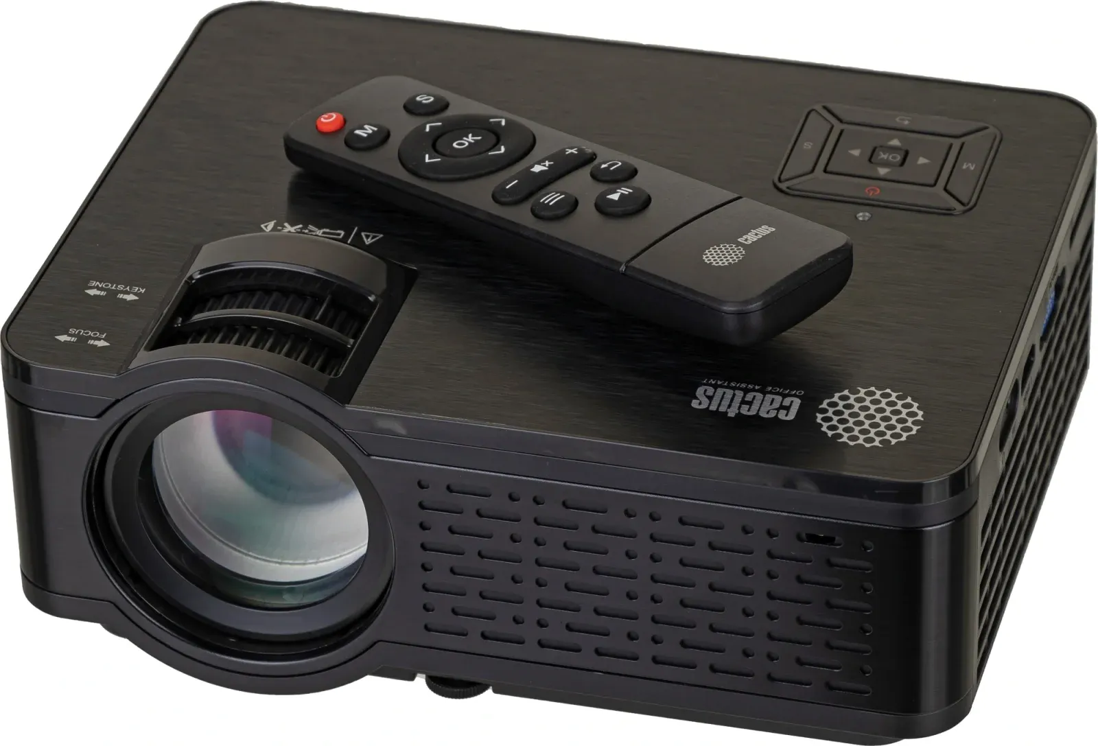 Проектор Cactus CS-PRE.05B.WXGA LCD 1800Lm LS 180Lm ANSI 1280x720 1500:1 ресурс лампы:30000часов 1xUSB typeA 2xHDMI 1.75кг, черный - фото 2