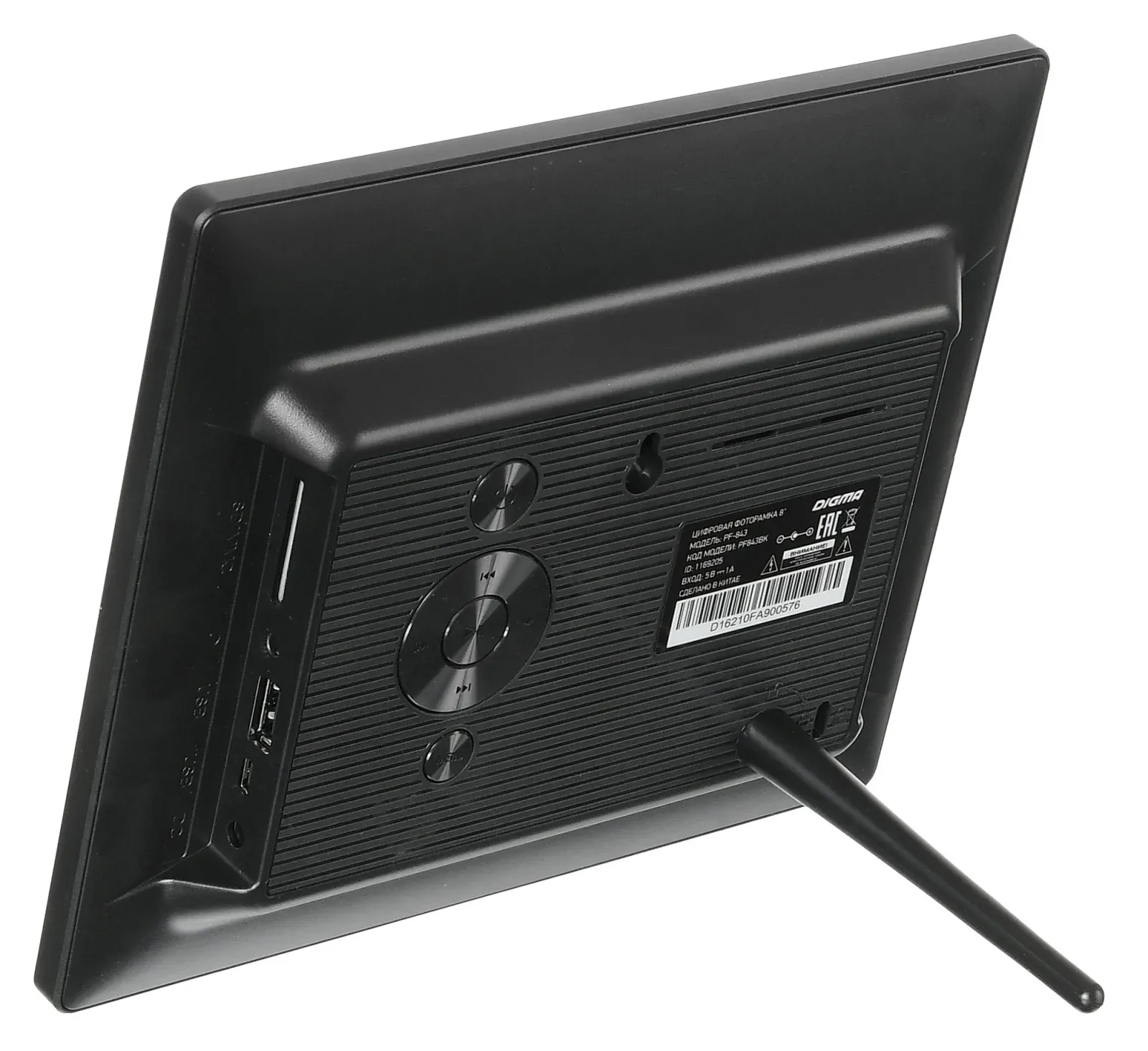 Фоторамка Digma 8 PF-843 IPS 1024x768 черный пластик ПДУ Видео - фото 8