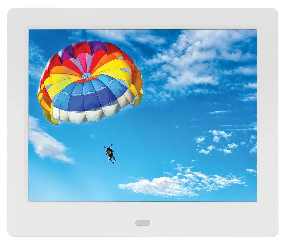 Фоторамка Digma 8 PF-843 IPS 1024x768 белый пластик ПДУ Видео - фото 5