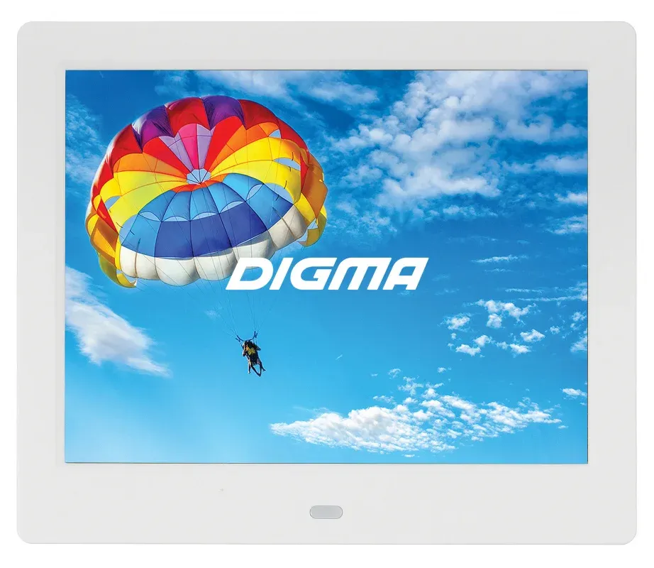 Фоторамка Digma 8 PF-843 IPS 1024x768 белый пластик ПДУ Видео - фото 7