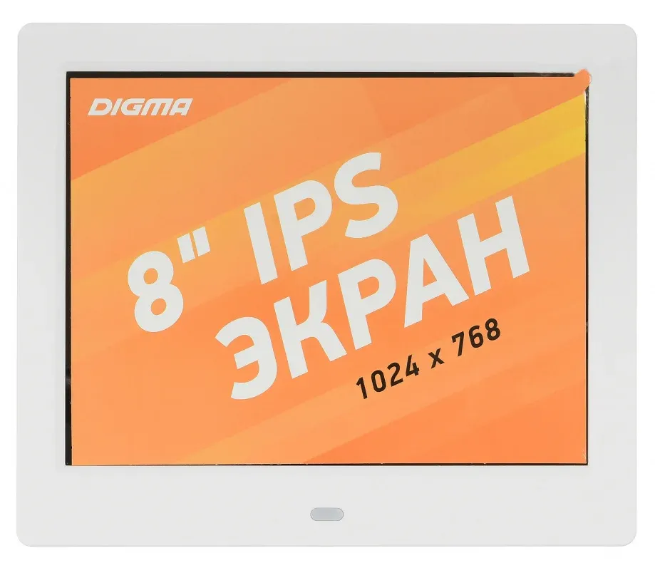Фоторамка Digma 8 PF-843 IPS 1024x768 белый пластик ПДУ Видео - фото 8