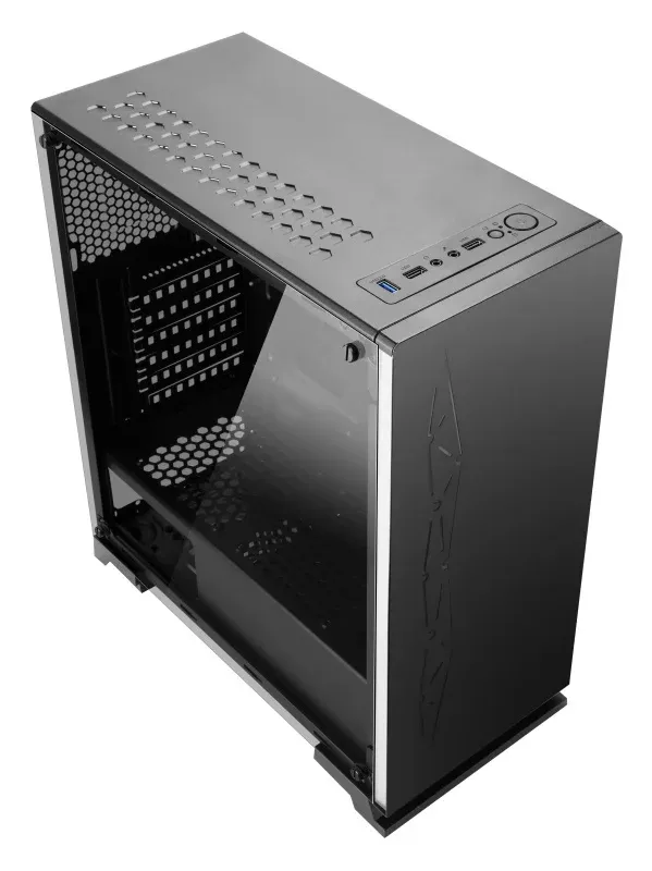 Корпус Formula F-3402 черный без БП ATX 5x120mm 2x140mm 2xUSB2.0 1xUSB3.0 audio bott PSU - фото 4
