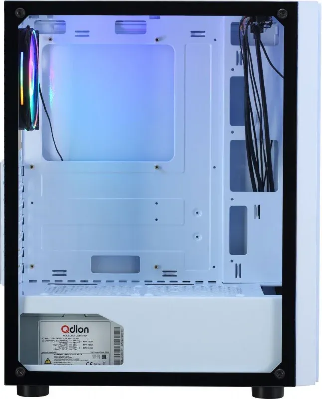 Корпус Formula CL-3302W RGB белый без БП ATX 7x120mm 2xUSB2.0 1xUSB3.0 audio bott PSU - фото 2