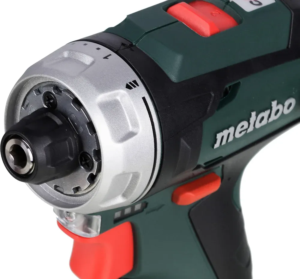 Дрель-шуруповерт Metabo PowerMaxx BS аккум. патрон:быстрозажимной кейс в комплекте 600080500 - фото 7