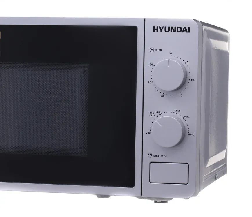 Микроволновая Печь Hyundai HYM-M2001 20л. 700Вт серебристый/черный, 20 л - фото 3