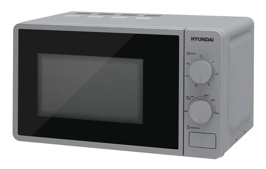 Микроволновая Печь Hyundai HYM-M2001 20л. 700Вт серебристый/черный, 20 л - фото 6