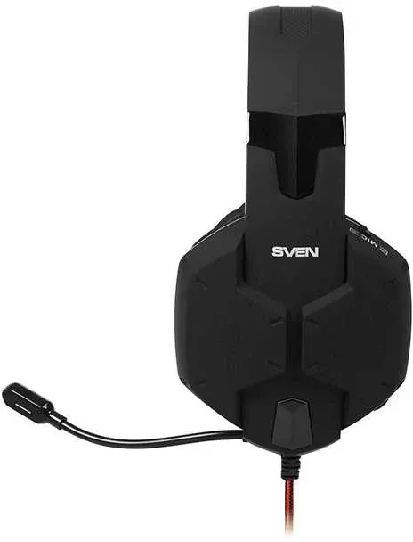 Наушники с микрофоном Sven AP-G988MV черный/красный 2.2м накладные оголовье SV-014797 - фото 5