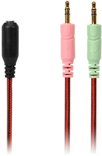 Наушники с микрофоном Sven AP-G988MV черный/красный 2.2м накладные оголовье SV-014797 - фото 6