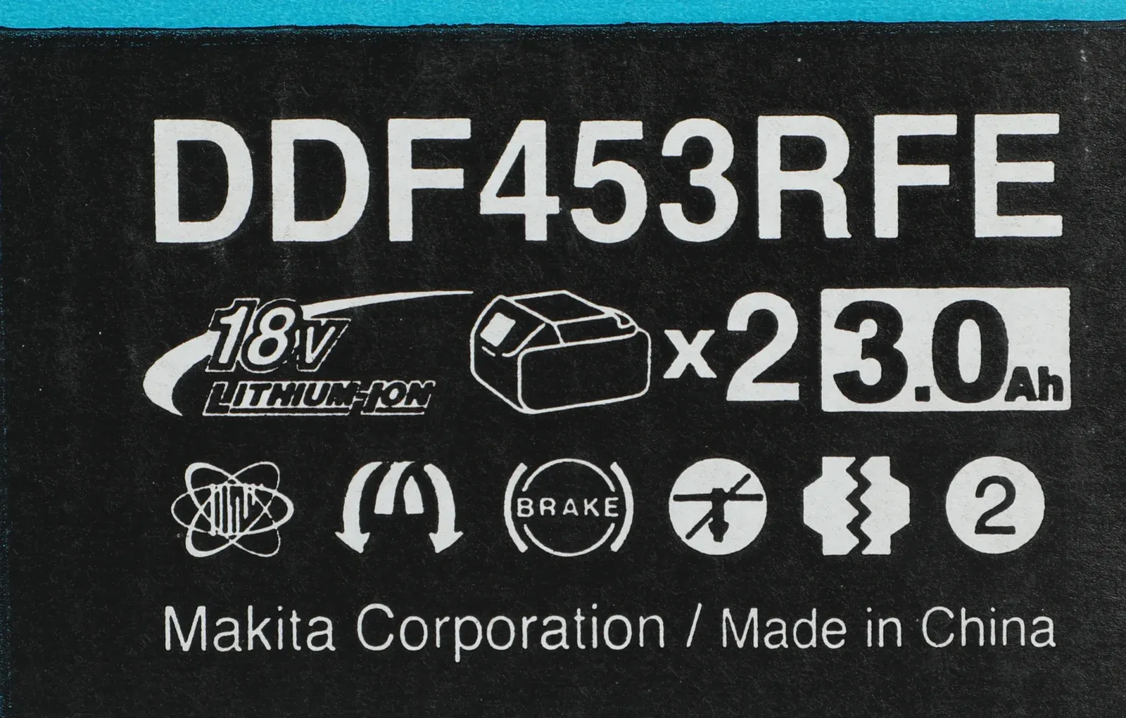 Дрель-шуруповерт Makita DDF453RFE аккум. патрон:быстрозажимной кейс в комплекте - фото 3
