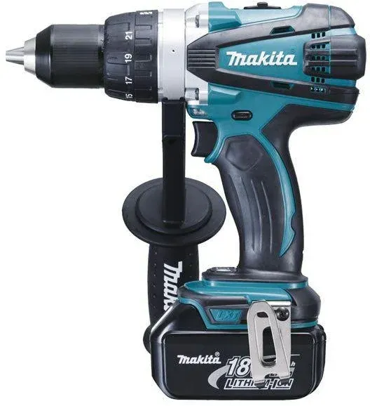 Дрель-шуруповерт Makita DDF458RFE аккум. патрон:быстрозажимной кейс в комплекте - фото 3