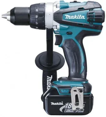 Дрель-шуруповерт Makita DDF458RFE аккум. патрон:быстрозажимной кейс в комплекте - фото 4