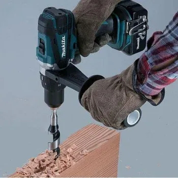 Дрель-шуруповерт Makita DDF458RFE аккум. патрон:быстрозажимной кейс в комплекте - фото 6