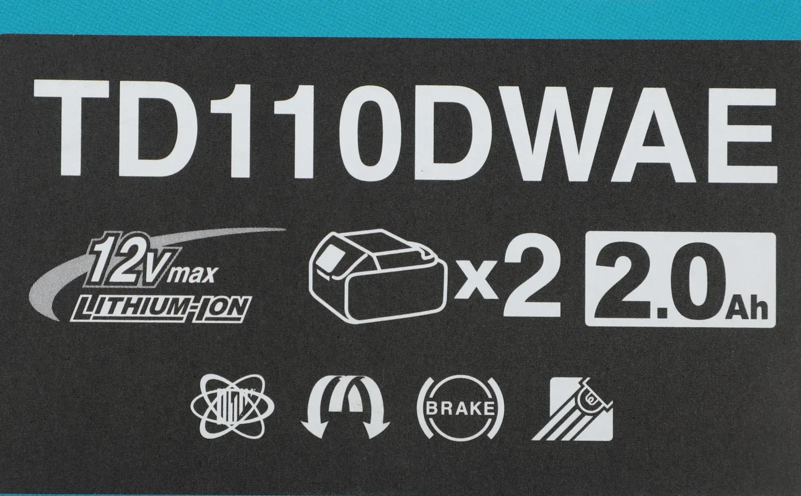 Шуруповерт Makita TD110DWAE аккум. патрон:держатель бит 1/4 кейс в комплекте - фото 2