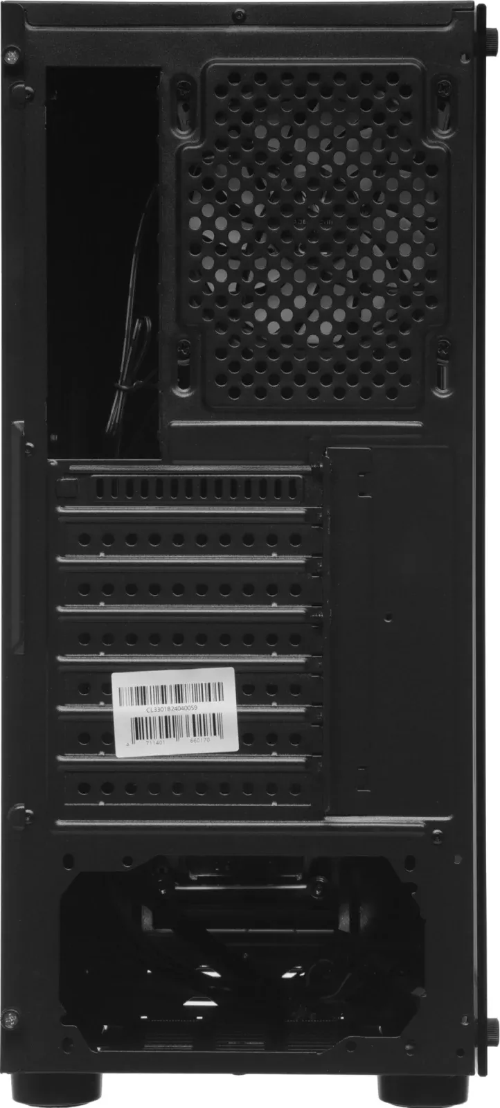 Корпус Formula CL-3301B TG черный без БП ATX 7x120mm 2xUSB2.0 1xUSB3.0 audio bott PSU - фото 2