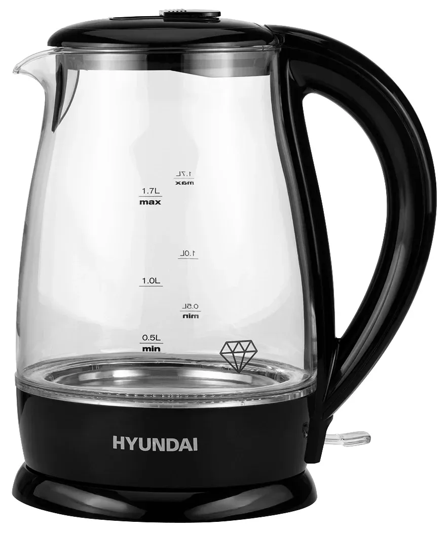 Чайники HYUNDAI HYK-G2011 черный - фото 2