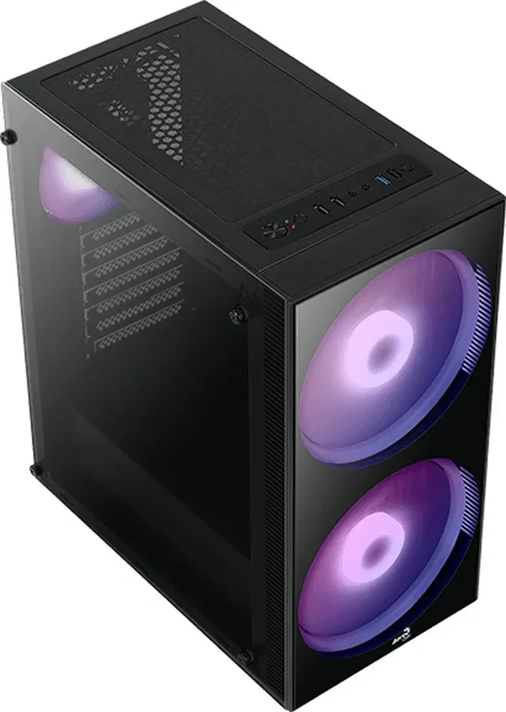 Корпус Aerocool Python-G-BK-v1 черный без БП ATX 5x120mm 2x140mm 2xUSB2.0 1xUSB3.0 audio bott PSU - фото 1