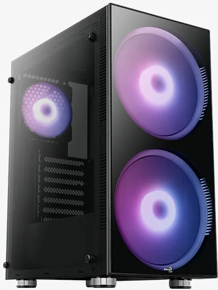 Корпус Aerocool Python-G-BK-v1 черный без БП ATX 5x120mm 2x140mm 2xUSB2.0 1xUSB3.0 audio bott PSU - фото 4