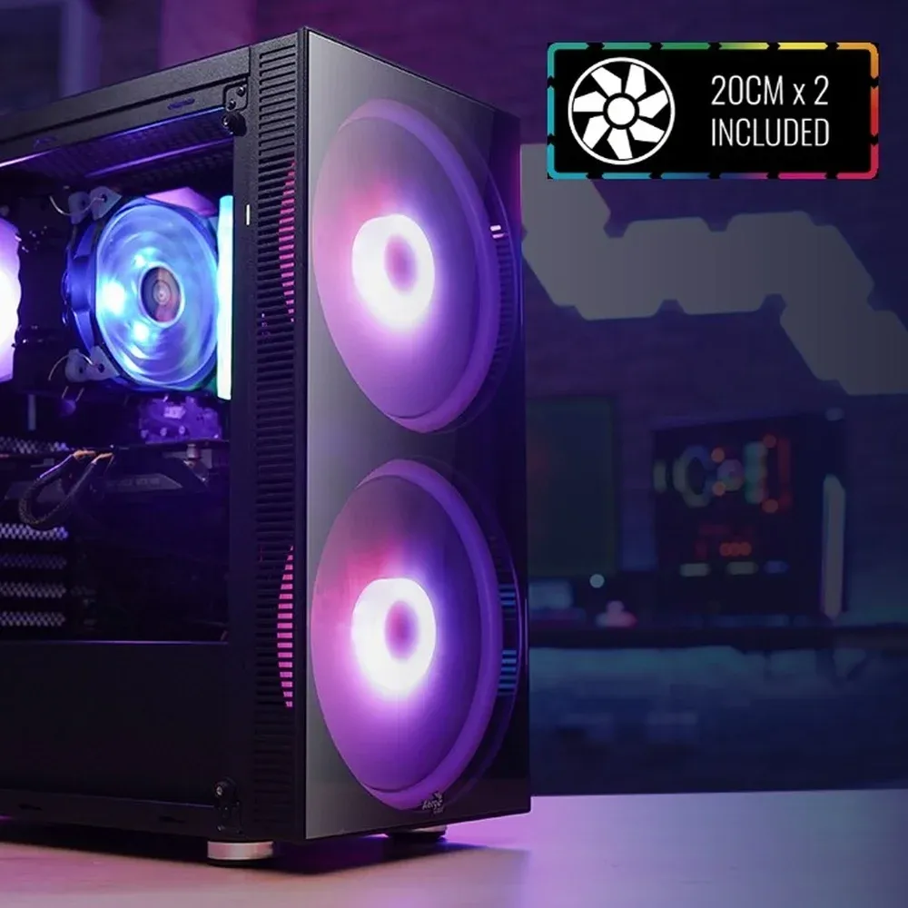 Корпус Aerocool Python-G-BK-v1 черный без БП ATX 5x120mm 2x140mm 2xUSB2.0 1xUSB3.0 audio bott PSU - фото 5