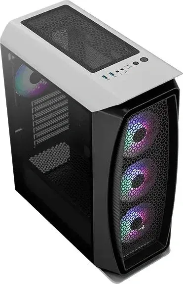 Корпус Aerocool Aero One Frost-G-WT-v1 белый без БП ATX 4x120mm 2x140mm 2xUSB3.0 audio bott PSU - фото 3