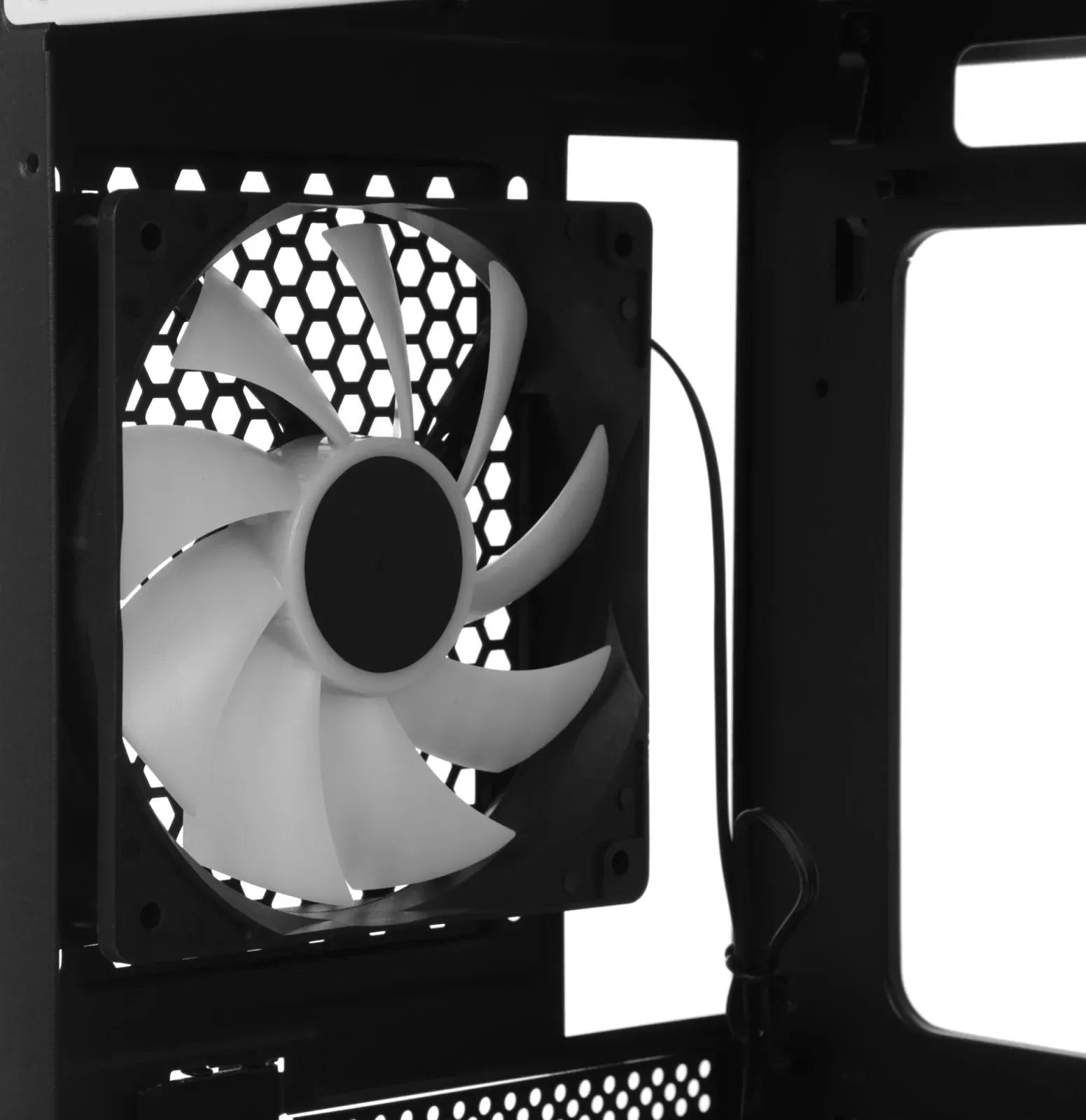 Корпус Aerocool Aero One Frost-G-WT-v1 белый без БП ATX 4x120mm 2x140mm 2xUSB3.0 audio bott PSU - фото 8