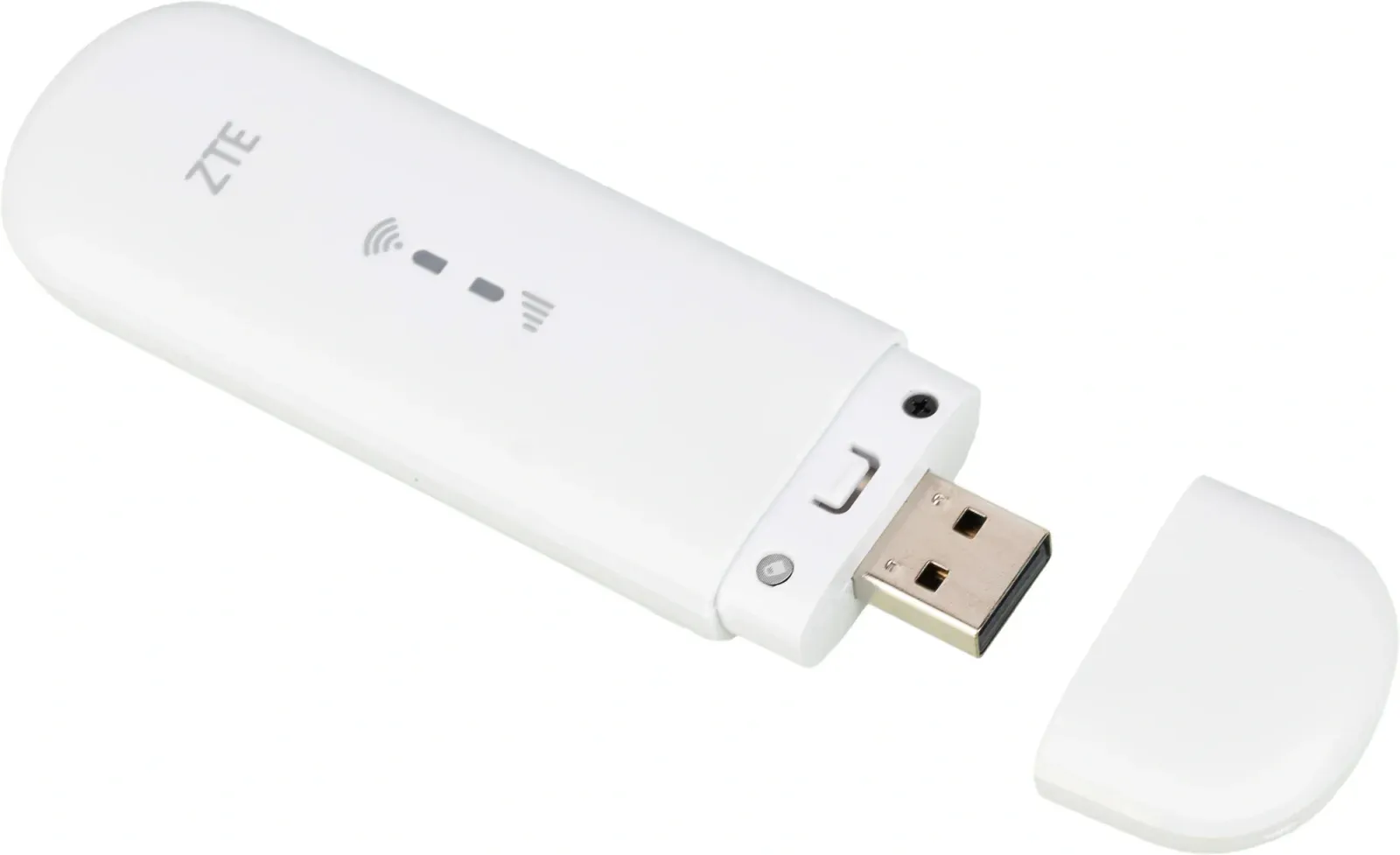 Модем 2G/3G/4G ZTE MF79N USB Wi-Fi Firewall +Router внешний белый - фото 2