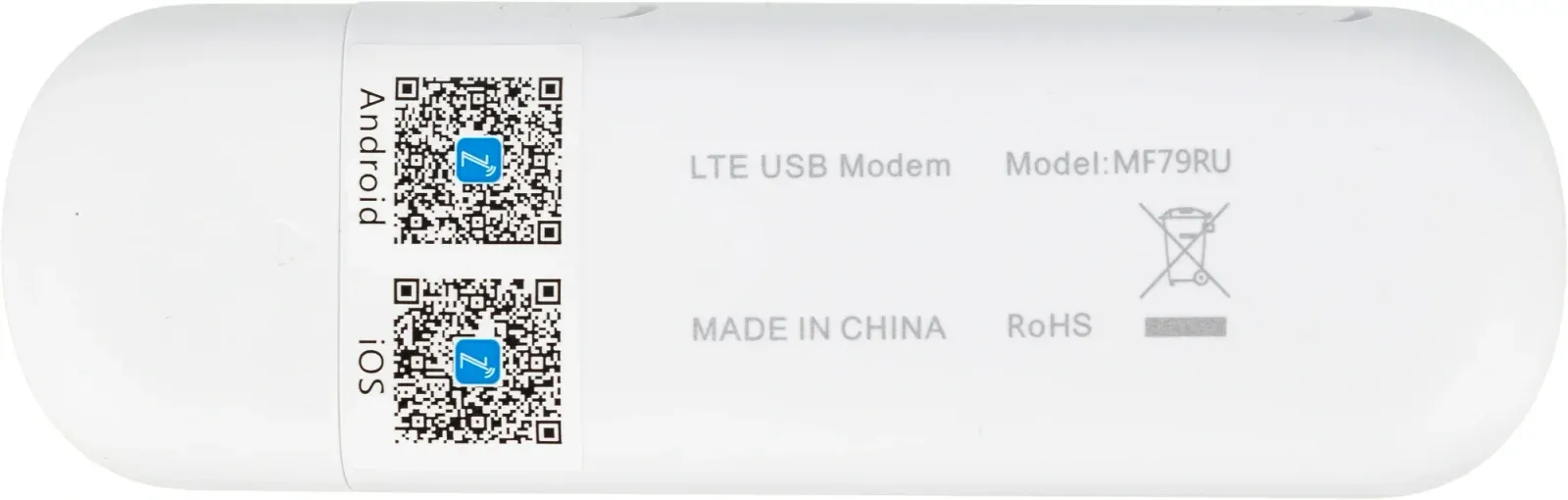 Модем 2G/3G/4G ZTE MF79N USB Wi-Fi Firewall +Router внешний белый - фото 4