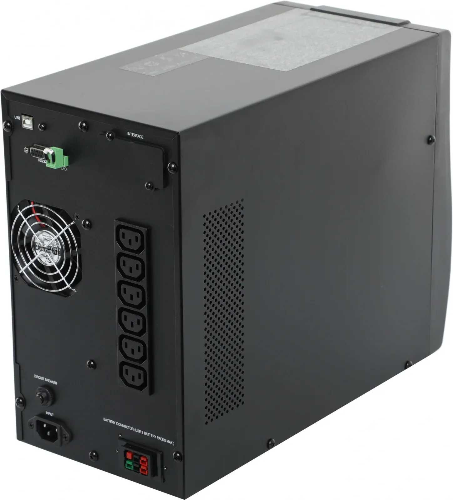 Источник бесперебойного питания Powercom Macan MAC-1500 1500Вт 1500ВА черный - фото 3