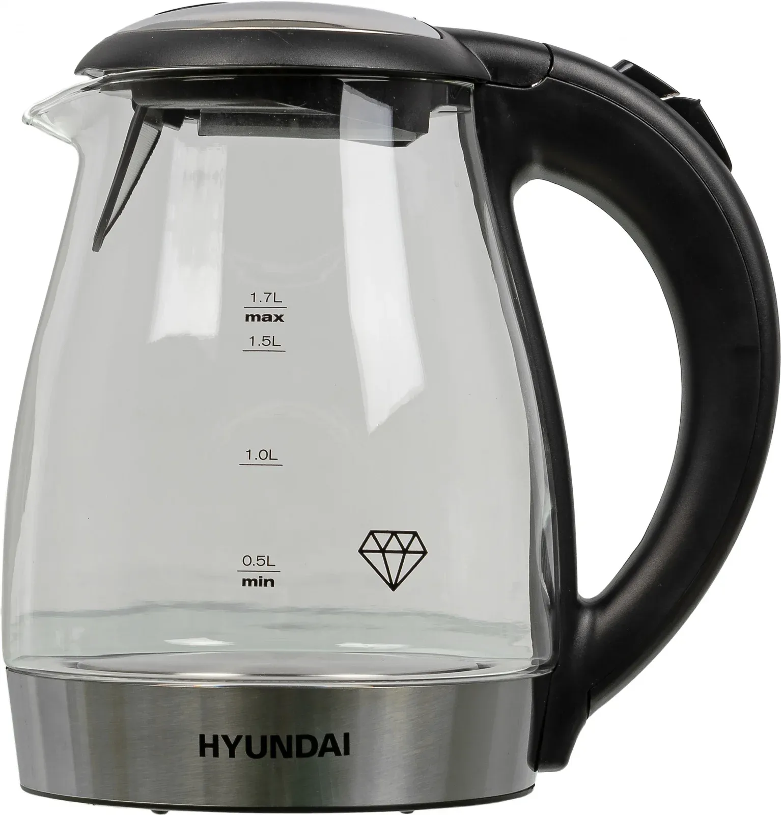 Чайники HYUNDAI HYK-G2030 черный - фото 3