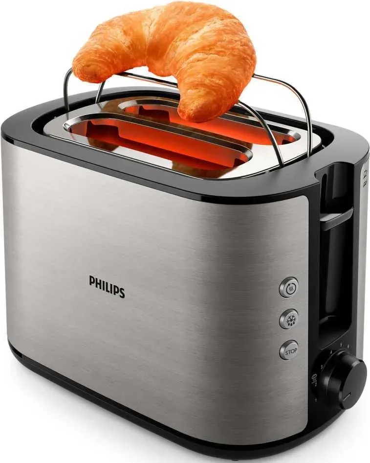 Тостер Philips HD2650 950Вт серебристый - фото 2
