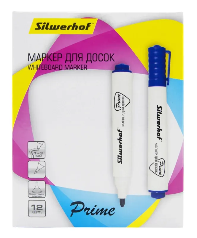 Маркеры SILWERHOF Prime синий - фото 1