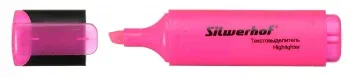 Текстовыделитель Silwerhof Blaze 108036-08 скошенный пиш. наконечник 1-5мм розовый картон - фото 8