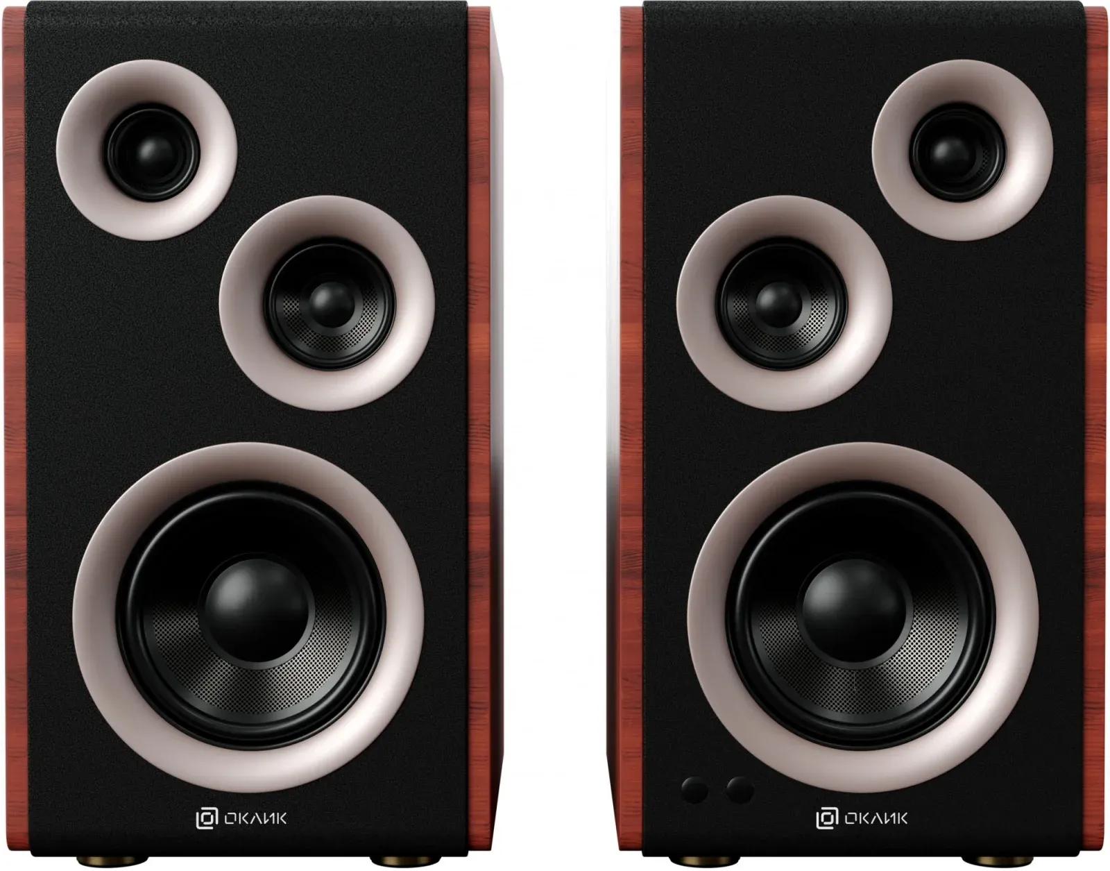 Колонки Оклик OK-117 BT 2.0 черный 80Вт BT - фото 1