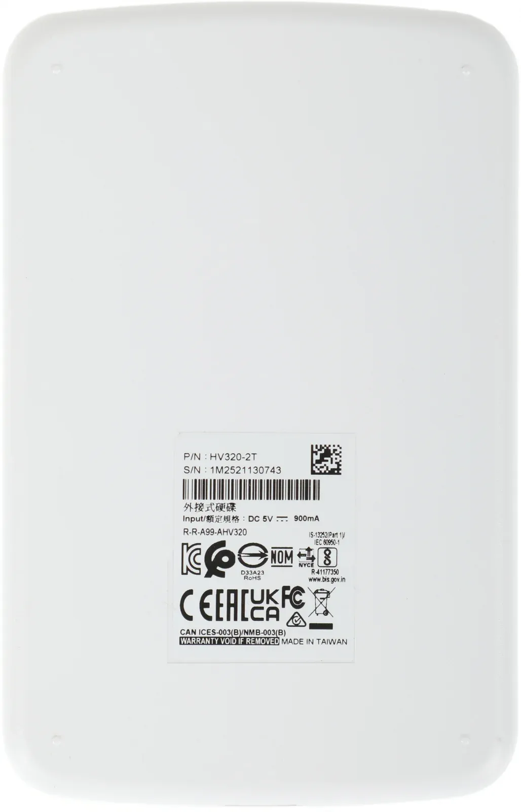 USB A-DATA HV320 белый - фото 4